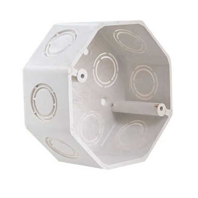 caja pvc octogonal