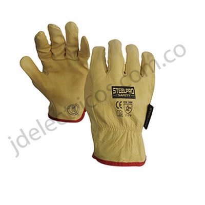 guantes de vaqueta