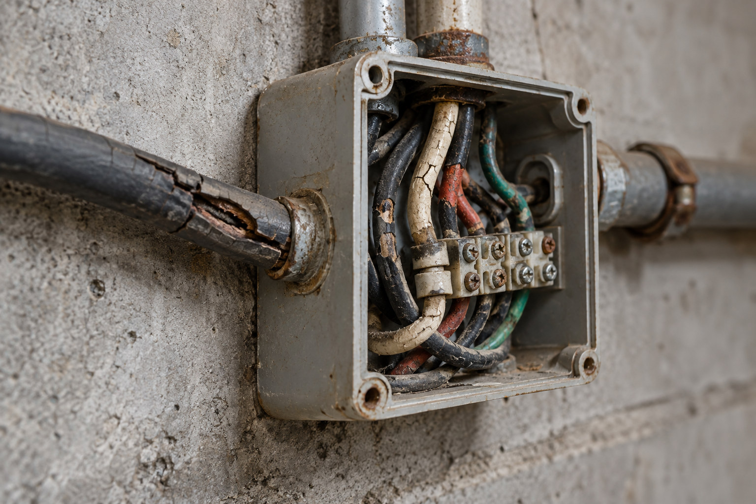 cableado dañado